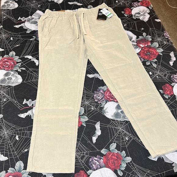 NWT SURF & SWIM CO. BEIGE/TAN CORDUROY YZT MENS EXPLORER PANT SZ LARGE - Picture 3 of 10